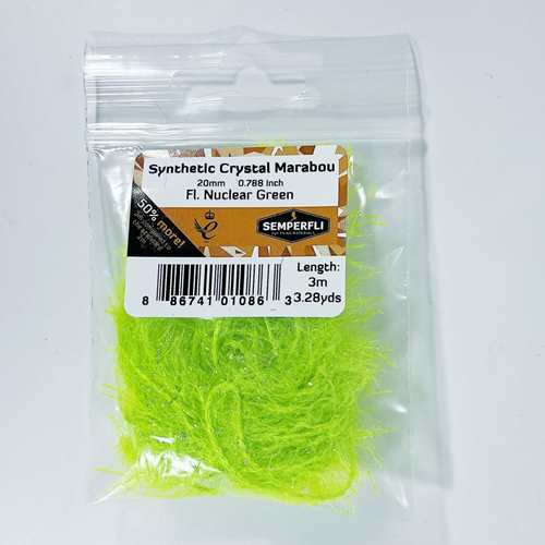 Synthetic Crystal Marabou 20mm