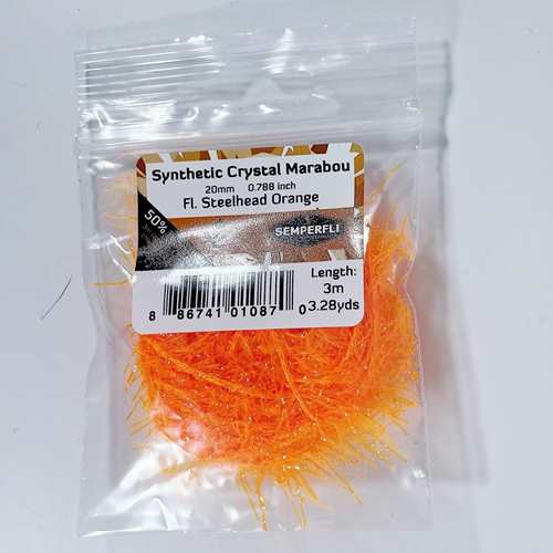 Synthetic Crystal Marabou 20mm