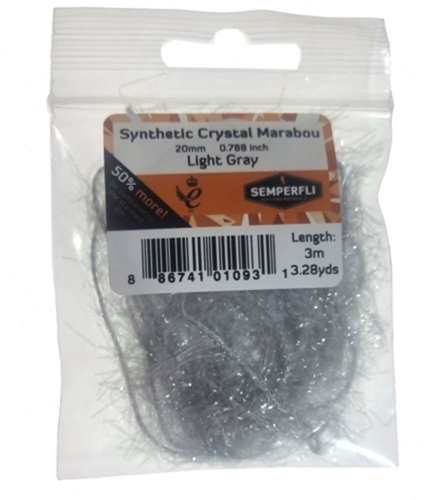 Synthetic Crystal Marabou 20mm