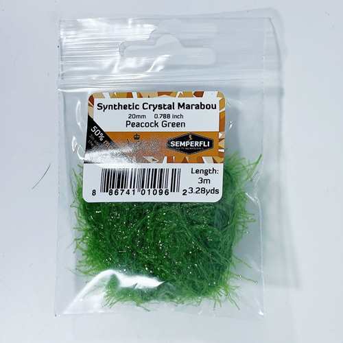 Synthetic Crystal Marabou 20mm