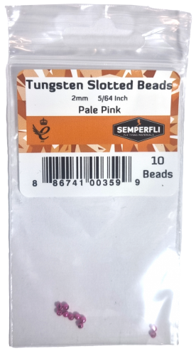 Tungsten Slotted Beads 2mm (5/64 inch)