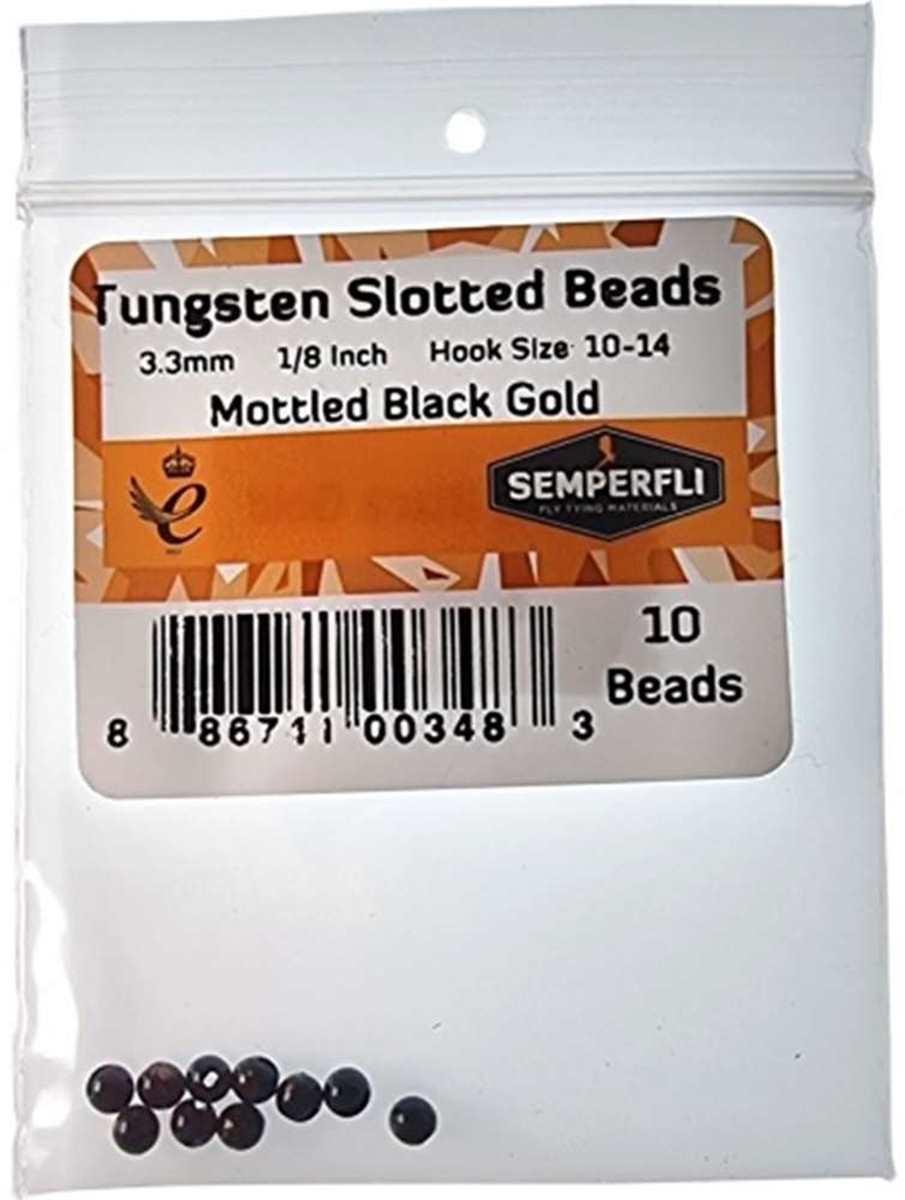 Tungsten Slotted Beads 3.3mm (1/8 inch)