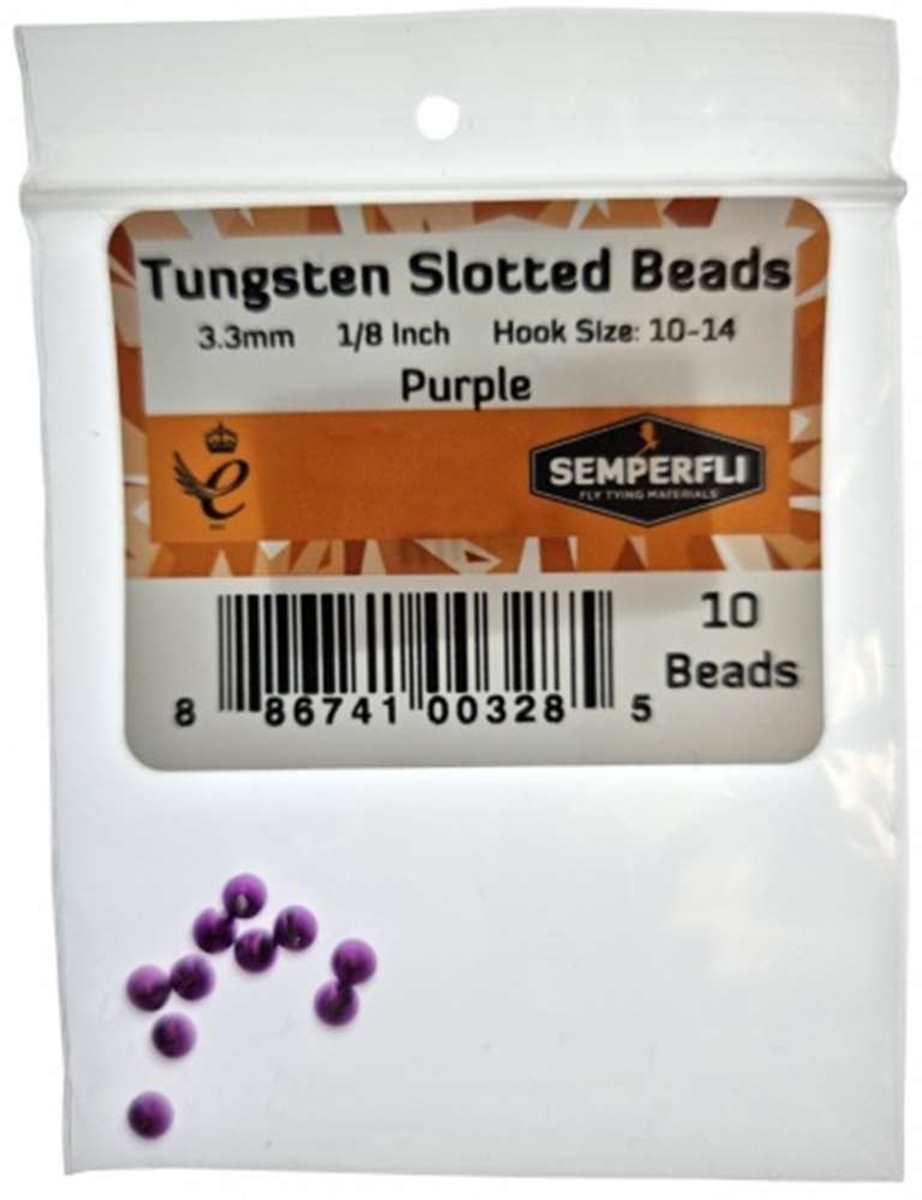 Tungsten Slotted Beads 3.3mm (1/8 inch)