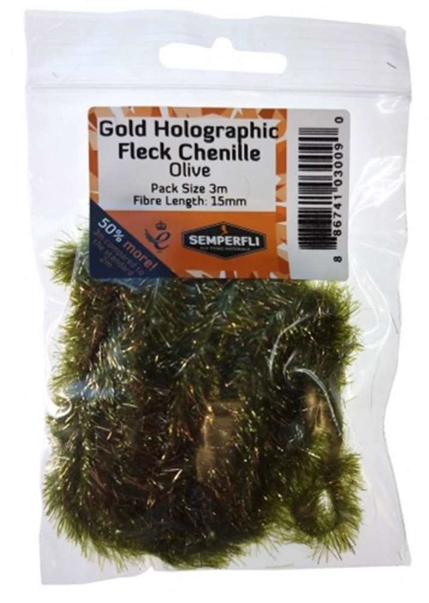 Gold Tinsel Fleck 15mm Large